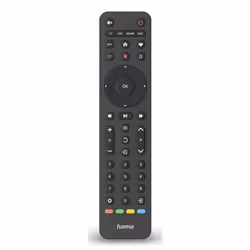 Hama 00221053, TV, IR Wireless, Appuyez sur les boutons, Noir