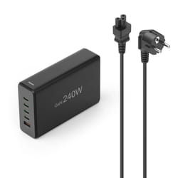 Hama 00201977 chargeur d'appareils mobiles Ordinateur portable, Chargeur électrique, Smartphone, Tablette Noir Secteur Charge rapide Intérieure