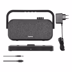 Hama 00221849 haut-parleur portable et de fête Enceinte portable stéréo Noir, Gris - Vue supplémentaire 8