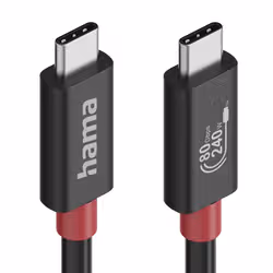 Hama 00200799 câble USB USB4 Gen 4x2 1 m USB C Noir - Vue supplémentaire 3