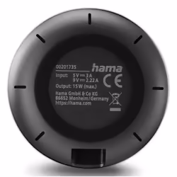 Hama 00201735 chargeur d'appareils mobiles Smartphone Noir USB Recharge sans fil Charge rapide Intérieure - Vue supplémentaire 3