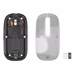 Hama WM-600 souris Bureau Ambidextre RF sans fil + Bluetooth Optique 1600 DPI - Vue supplémentaire 7