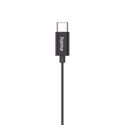 Hama Classy Casque Avec fil Ecouteurs Appels/Musique USB Type-C Noir - Vue supplémentaire 4
