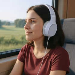 Hama Fun C Casque Avec fil Arceau USB Type-C Blanc - Vue supplémentaire 6