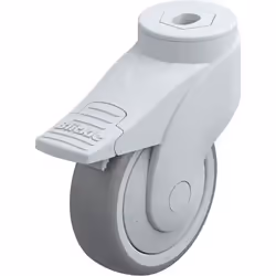 Blickle LWG-TPA 101KF-11-FI (LWG-TPA 101K-11-FI-FK), Roller, 250 kg, Gris, Argent, Acier, Allemagne, 1 pièce(s), 135 mm