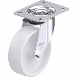 Blickle LE-PO 150G, Roller, 750 kg, Blanc, Allemagne, 1 pièce(s), 190 mm