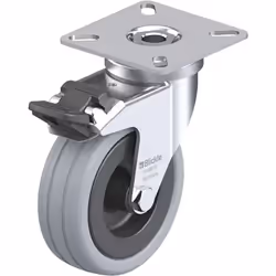 Blickle LPA-VPA 75G-FI, Roller, 150 kg, Gris, Acier, Allemagne, 1 pièce(s), 100 mm