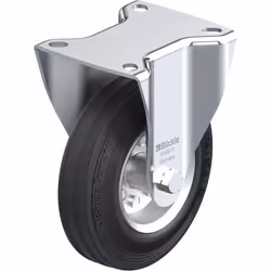 Blickle B-VE 125R, Roller, 250 kg, Noir, Allemagne, 1 pièce(s), 150 mm