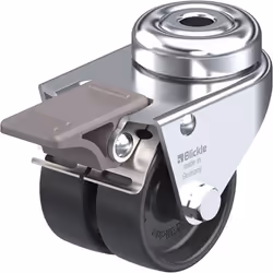 Blickle LMDA-POA 50G-FI, Roller, 200 kg, Noir, Allemagne, 1 pièce(s), 71 mm