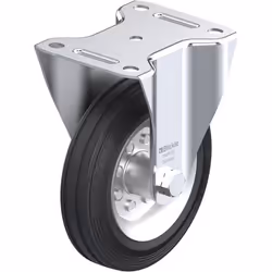 Blickle B-VE 160R, Roller, 340 kg, Noir, Allemagne, 1 pièce(s), 195 mm