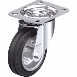Blickle LE-VE 100R, Roller, 175 kg, Noir, Allemagne, 1 pièce(s), 125 mm