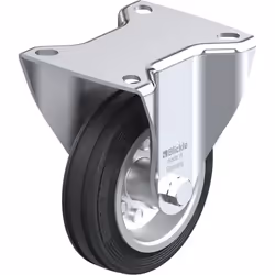 Blickle B-VE 100R, Roller, 175 kg, Noir, Acier, Allemagne, 1 pièce(s), 125 mm