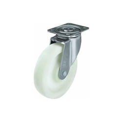 Blickle - Roulettes pivotantes acier capacite de charge 900kg roue diam. 200 mm, 140x110 mm