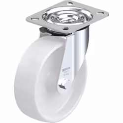 Blickle LE-PO 125G, Roller, 375 kg, Acier, Blanc, Allemagne, 1 pièce(s), 150 mm