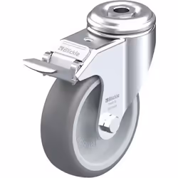 Blickle LKRA-TPA 101G-FI, Roller, 275 kg, Gris, Argent, Acier, Allemagne, 1 pièce(s), 133 mm