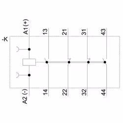 Siemens CONTCT.AUX.,2N0+2NF,DC24V - Vue supplémentaire 3