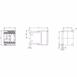 Siemens CONTCT.AUX.,2N0+2NF,DC24V - Vue supplémentaire 4