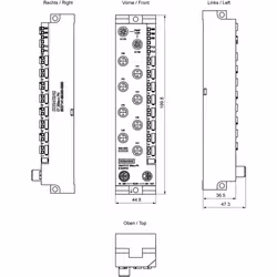 Siemens ET 200eco PN, DI 8x24VDC, M12-L - Vue supplémentaire 4