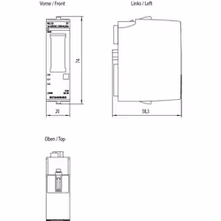 Siemens ET 200SP, RQ CO 3x120VDC.230VAC/5A ST - Vue supplémentaire 4