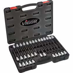 Entraînement : Carré creux 1/2 pouce (12,5 mm) Sortie : Profil TORX® intérieur Utilisation manuelle Entraînement 1/2 Zoll (12 ...