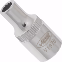 Vigor V1976, Prise, 1/4", Métrique, 1 tête(s), 4 mm, 25 mm