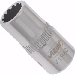 Vigor V1980, Prise, 1/4", Métrique, 1 tête(s), 7 mm, 25 mm