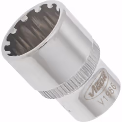 Vigor V1986, Prise, 1/4", Métrique, 1 tête(s), 13 mm, 25 mm