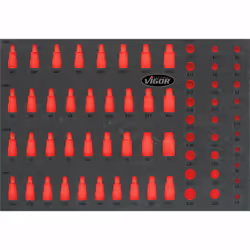 Vigor V2838, Ensemble de diviseurs, Noir, Rouge, mousse, Vigor V2837