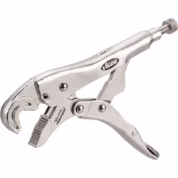Vigor V3738, Pince à etau, Acier chromé, 17,5 cm