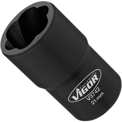 Douille extracteur à profil spiralé ∙ V3742 ∙ Carré creux 1/2 pouce (12,5 mm) ∙ Profil d'extracteur de vis extérieur ∙ Taille 21 mm