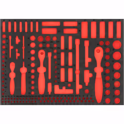 Vigor V4130, Ensemble de diviseurs, Noir, Rouge, mousse, Vigor V4188