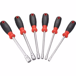 Vigor V4199, Noir, Rouge, 6 pièce(s), 6,7,8,10,12,13 mm