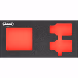Vigor V4908-L, Ensemble de diviseurs, Noir, Rouge, mousse, Vigor V4908, 188 mm, 393 mm