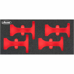 Vigor V4915-L Accessoire de boîte de rangement Noir, Rouge Ensemble de diviseurs