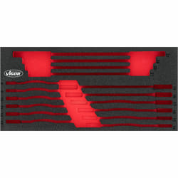 Vigor V4987-L Accessoire de boîte de rangement Noir, Rouge Ensemble de diviseurs