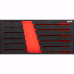 Vigor V5077-L, Ensemble de diviseurs, Noir, Rouge, mousse, Vigor V5077, 188 mm, 393 mm