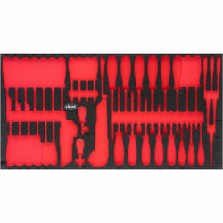 Vigor V5170-L Accessoire de boîte de rangement Noir, Rouge Ensemble de diviseurs