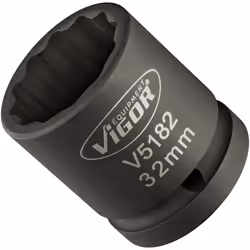 Vigor V5182, Prise, 3/4", Métrique, 1 tête(s), 32 mm, Mat