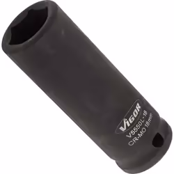 Vigor V5550L-18, Prise, 1/2", Métrique, 1 tête(s), 10 mm, Mat