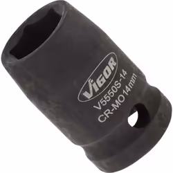 Vigor V5550S-14, Prise, 1/2", Métrique, 1 tête(s), 14 mm, Mat