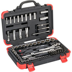 Jeu de clés à douilles ∙ V1706N ∙ Carré creux 1/4 pouce (6,3 mm), Carré creux 1/2 pouce (12,5 mm), Hexagone massif 5/16 pouce (8 mm)