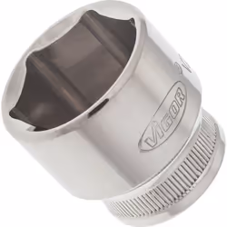 Vigor V2261, Douille à choc, Argent, 1 tête(s), 3/8", Métrique/empirique, 10 mm