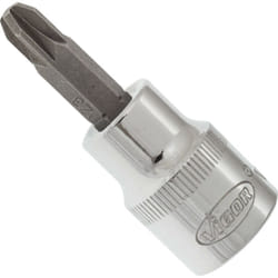 Douille mâle Pozidriv ∙ V2289N ∙ Carré creux 3/8 pouce (10 mm) ∙ Profil Pozidriv pz ∙ Taille PZ3