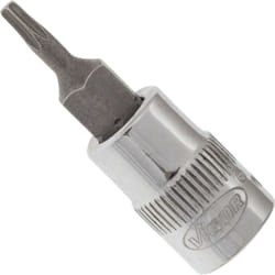 Vigor - Douille mâle t ∙ V2595N ∙ Carré creux 1/4 pouce (6,3 mm) ∙ Profil torx® intérieur ∙ Taille T9