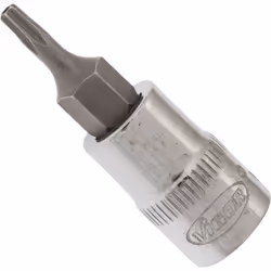 Douille mâle t ∙ V2596N ∙ Carré creux 1/4 pouce (6,3 mm) ∙ Profil torx® « tamper résistant » ∙ Taille T9H