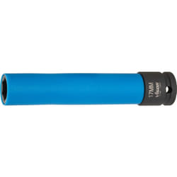 Vigor - Douille à chocs ∙ longue ∙ V5930 ∙ Carré creux 1/2 pouce (12,5 mm) ∙ Profil à 6 pans extérieurs ∙ Taille 17 mm