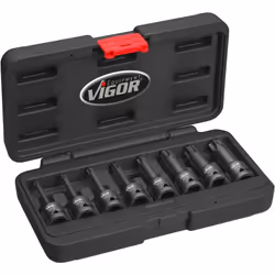 Entraînement : Carré creux 1/2 pouce (12,5 mm) Sortie : Profil TORX® intérieur Dimensions: 78 mm Surface : phosphaté Pour uti ...