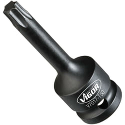 Vigor - Douille mâle à chocs t ∙ V7017-T50 ∙ Carré creux 1/2 pouce (12,5 mm) ∙ Profil torx® intérieur ∙ Taille T50