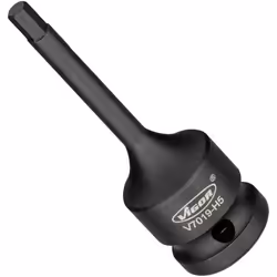 Vigor V7019-H5, Douille à choc, Noir, 1 tête(s), 1/2", Métrique, 5 mm