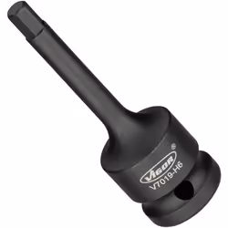 Vigor V7019-H6, Douille à choc, Noir, 1 tête(s), 1/2", Métrique, 6 mm